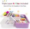 Kids Arts and Crafts Supplies Set- 1000+ Pieces (Purple) 12.8 x 7.9 x 5.7 inches